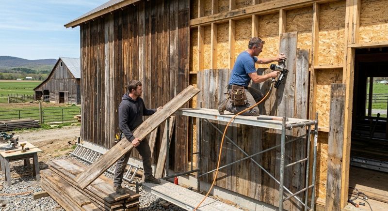 Barn Siding Installation in Georgetown, OH