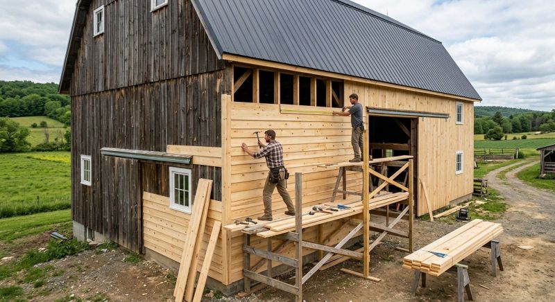 Barn Siding Installation in Brown County, OH