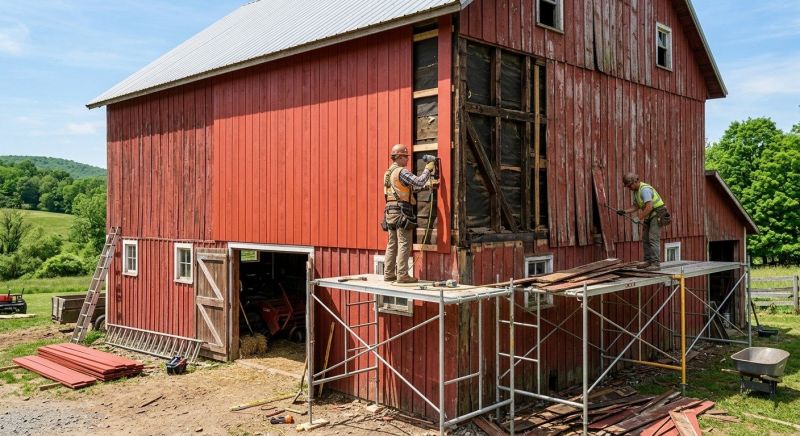 Barn Siding Replacement in Brown County, OH