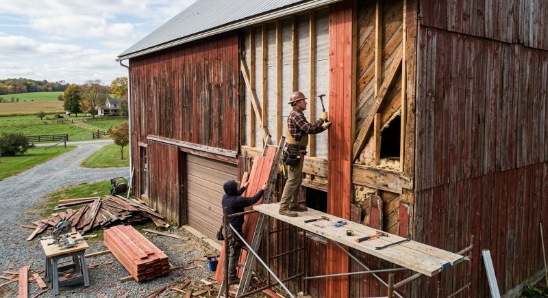 Barn Siding Replacement in New Richmond, OH
