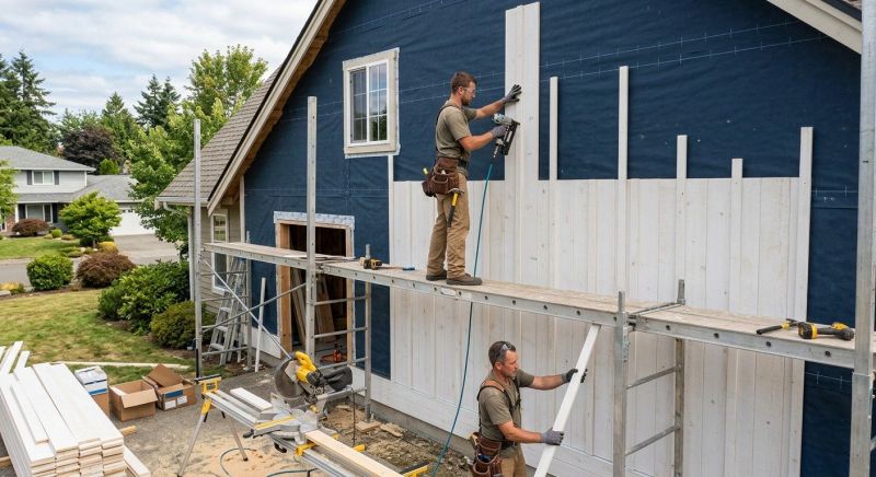 Batten Siding Installation in Georgetown, OH
