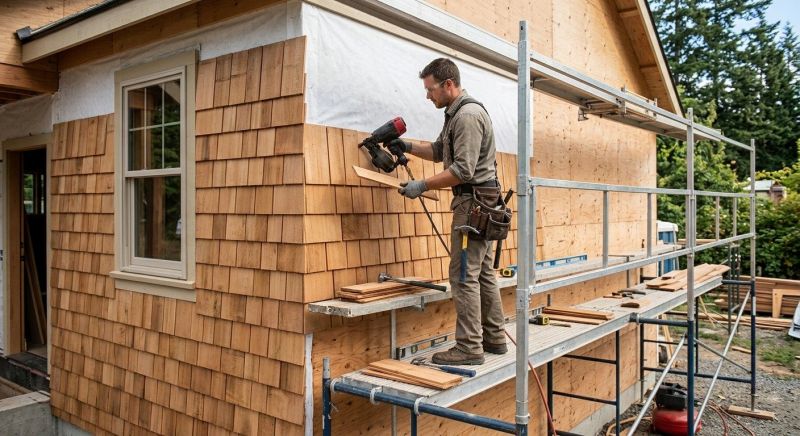 Cedar Siding Installation in Amelia, OH