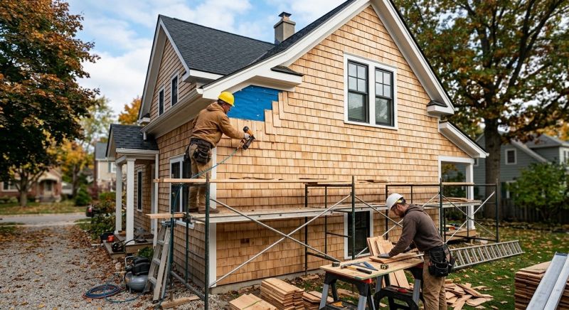 Cedar Siding Installation in Georgetown, OH