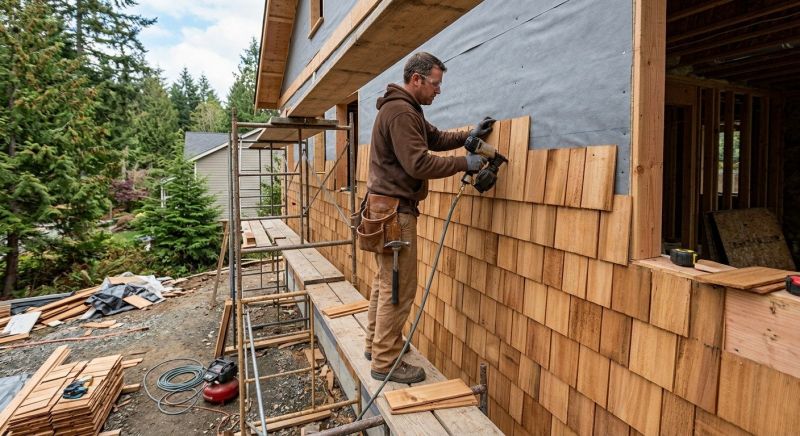 Cedar Siding Installation in Winchester, OH