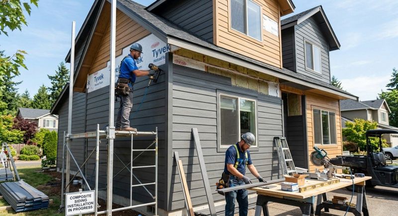 Composite Siding Installation in Fayetteville, OH