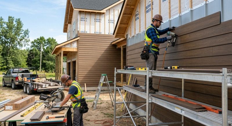 Faux Wood Siding Installation in Ripley, OH