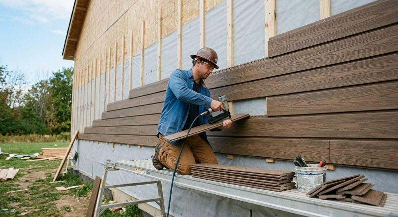 Faux Wood Siding Installation in West Union, OH