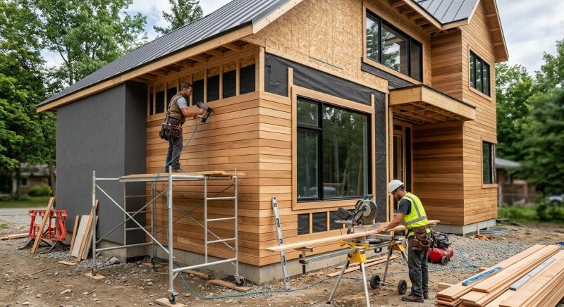 Faux Wood Siding Installation in Williamsburg, OH