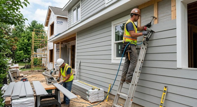 Fiber Siding Installation in Fayetteville, OH