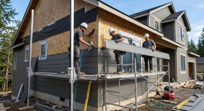 Fiber Siding Installation in Sardinia, OH