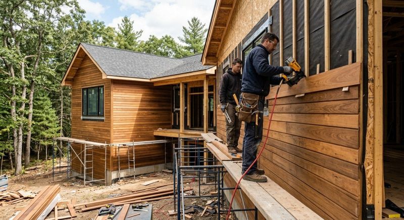 Hardwood Siding Installation in Fayetteville, OH