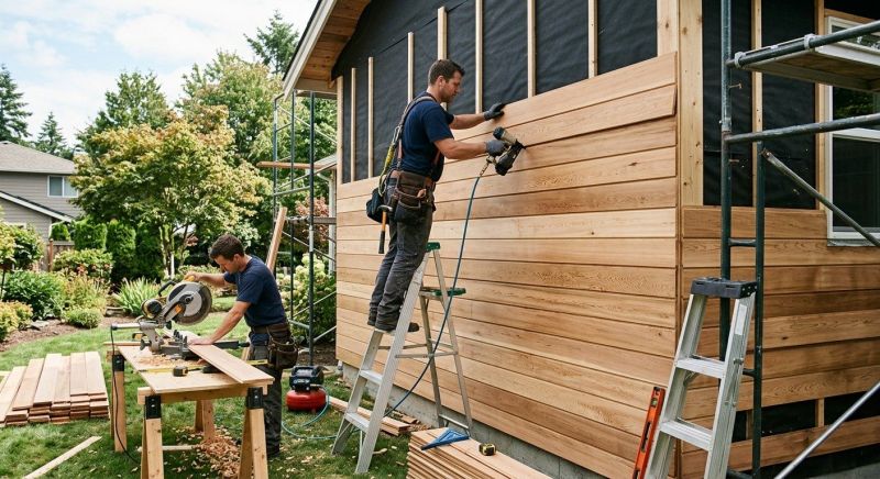 Hardwood Siding Installation in Georgetown, OH