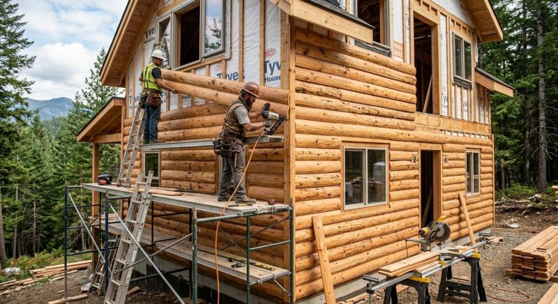 Log Siding Installation in Bethel, OH