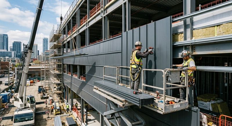 Steel Cladding Installation in Brown County, OH