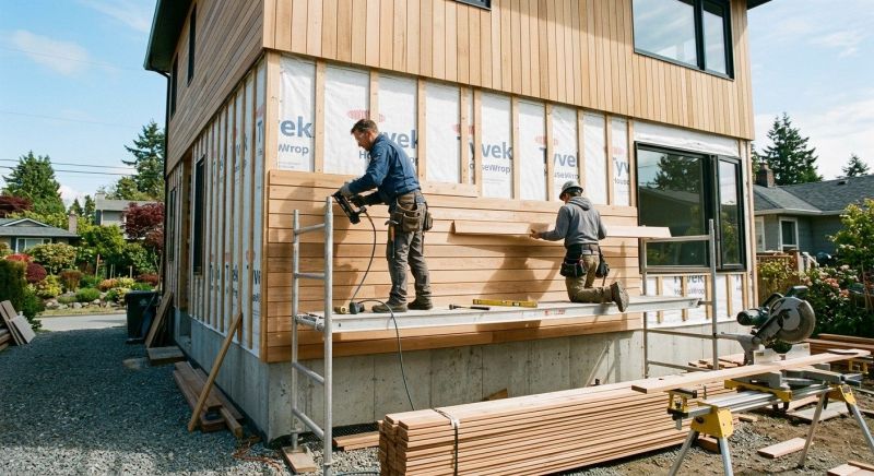 Wood Cladding Installation in Bethel, OH