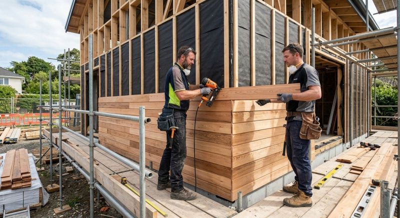 Wood Cladding Installation in Fayetteville, OH