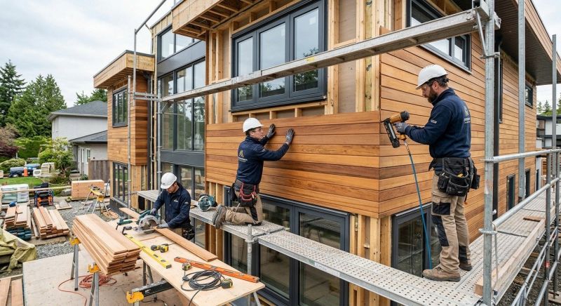 Wood Cladding Installation in Winchester, OH