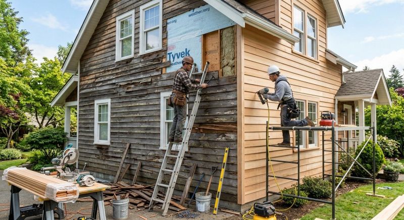 Wood Siding Replacement in California, KY